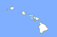 Map of the Hawaiian Islands